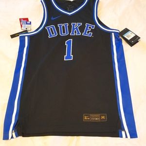 NWT Nike Duke Blue Devils black basketball jersey